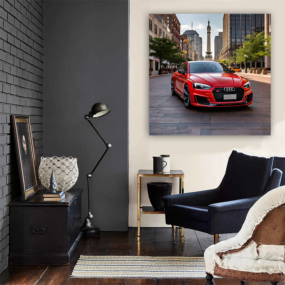 Red Audi RS5 in Indianapolis - Bold Performance and Style
