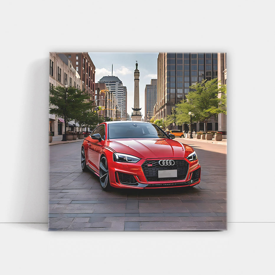 Red Audi RS5 in Indianapolis - Bold Performance and Style