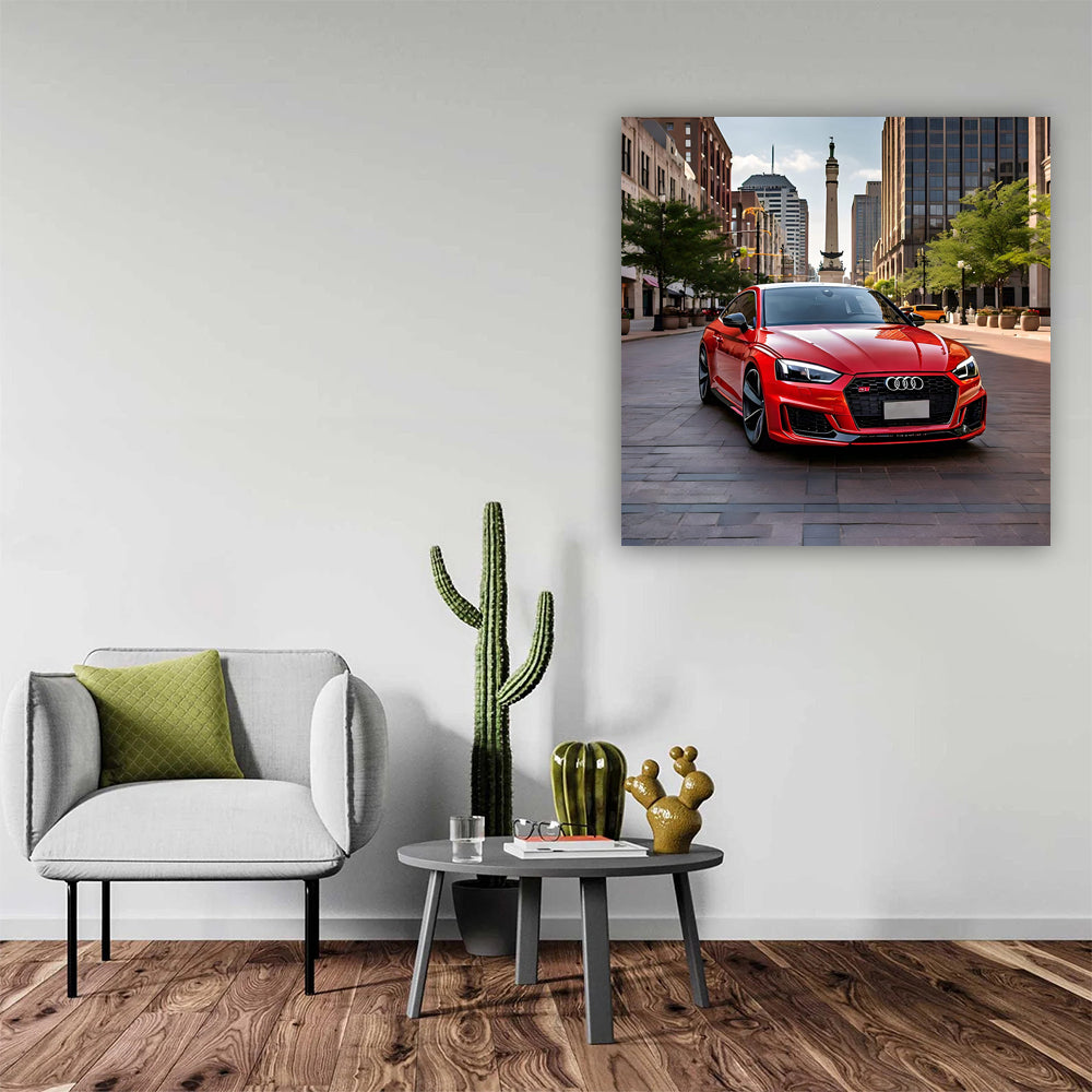 Red Audi RS5 in Indianapolis - Bold Performance and Style