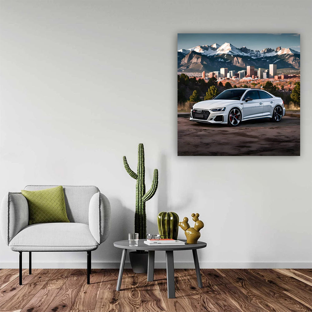 Audi RS5 in White, Denver - Sophisticated Powerhouse