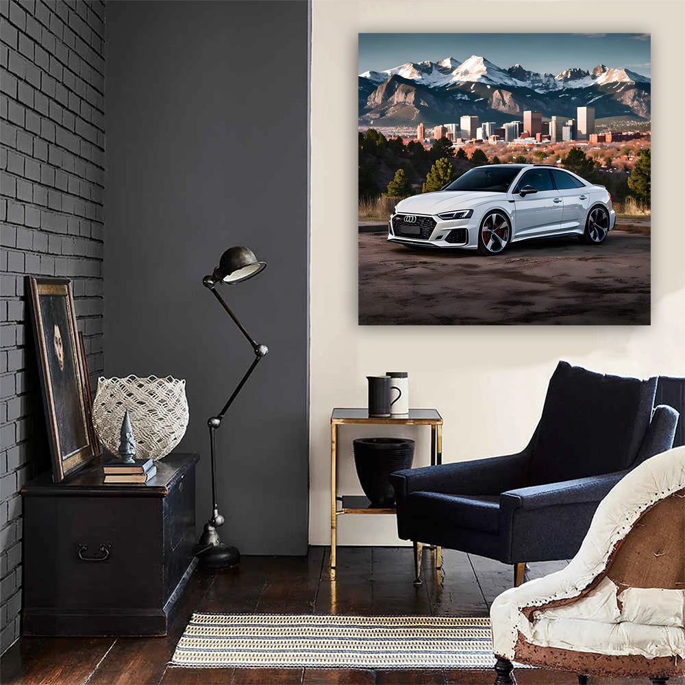 Audi RS5 in White, Denver - Sophisticated Powerhouse