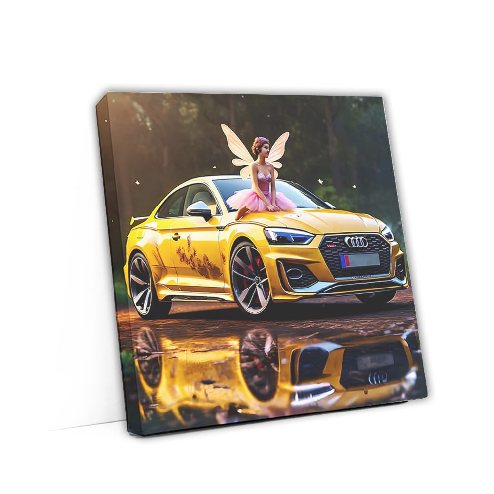 Audi Rs5 Yellow Fair Wall Art