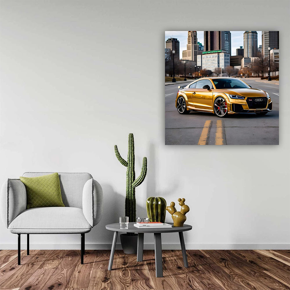 Audi TT RS in Gold - Columbus, OH: Sleek and Powerful