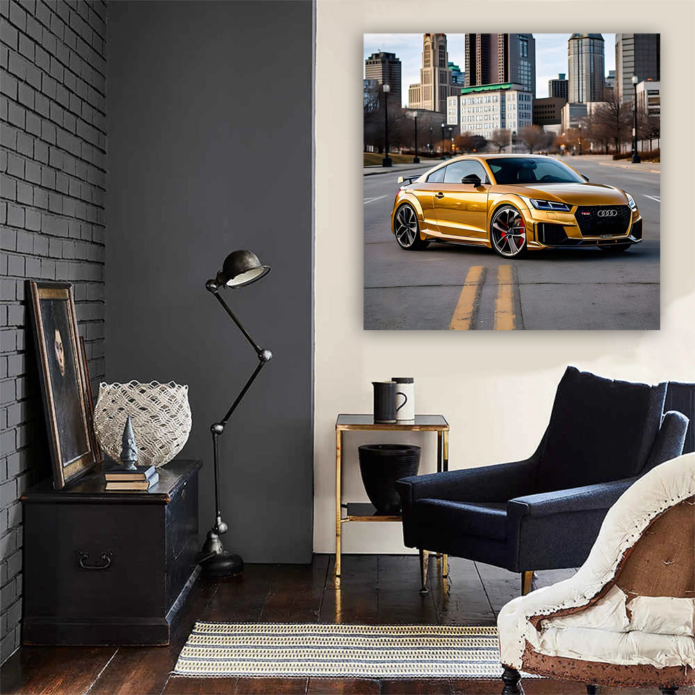 Audi TT RS in Gold - Columbus, OH: Sleek and Powerful