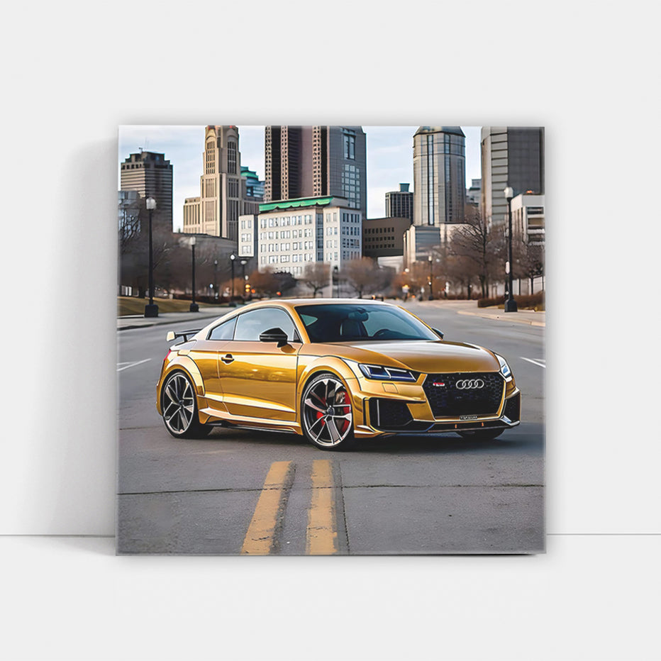 Audi TT RS in Gold - Columbus, OH: Sleek and Powerful