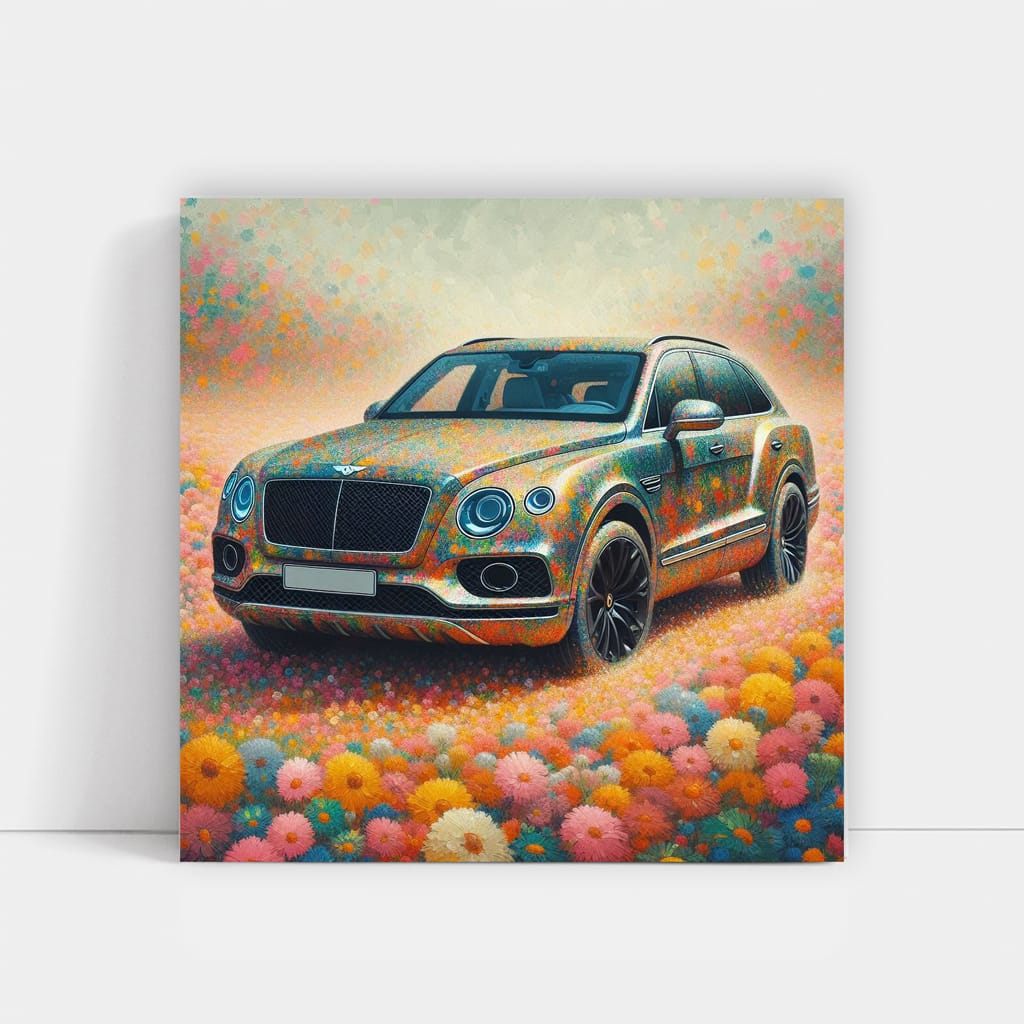 Bentayga Bentley in Impressionism Style - Luxury on Wheels