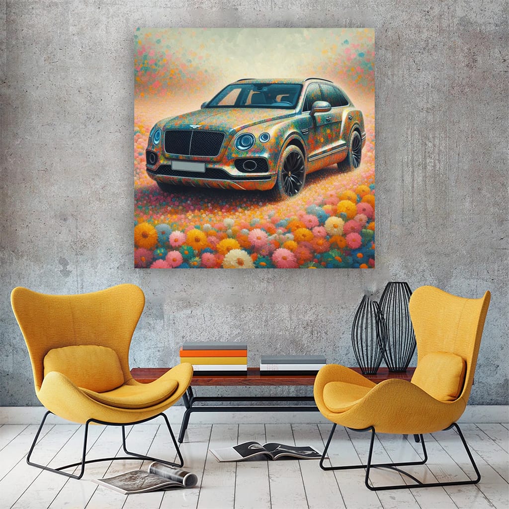 Bentley Bentayga Impressionism Wall Art