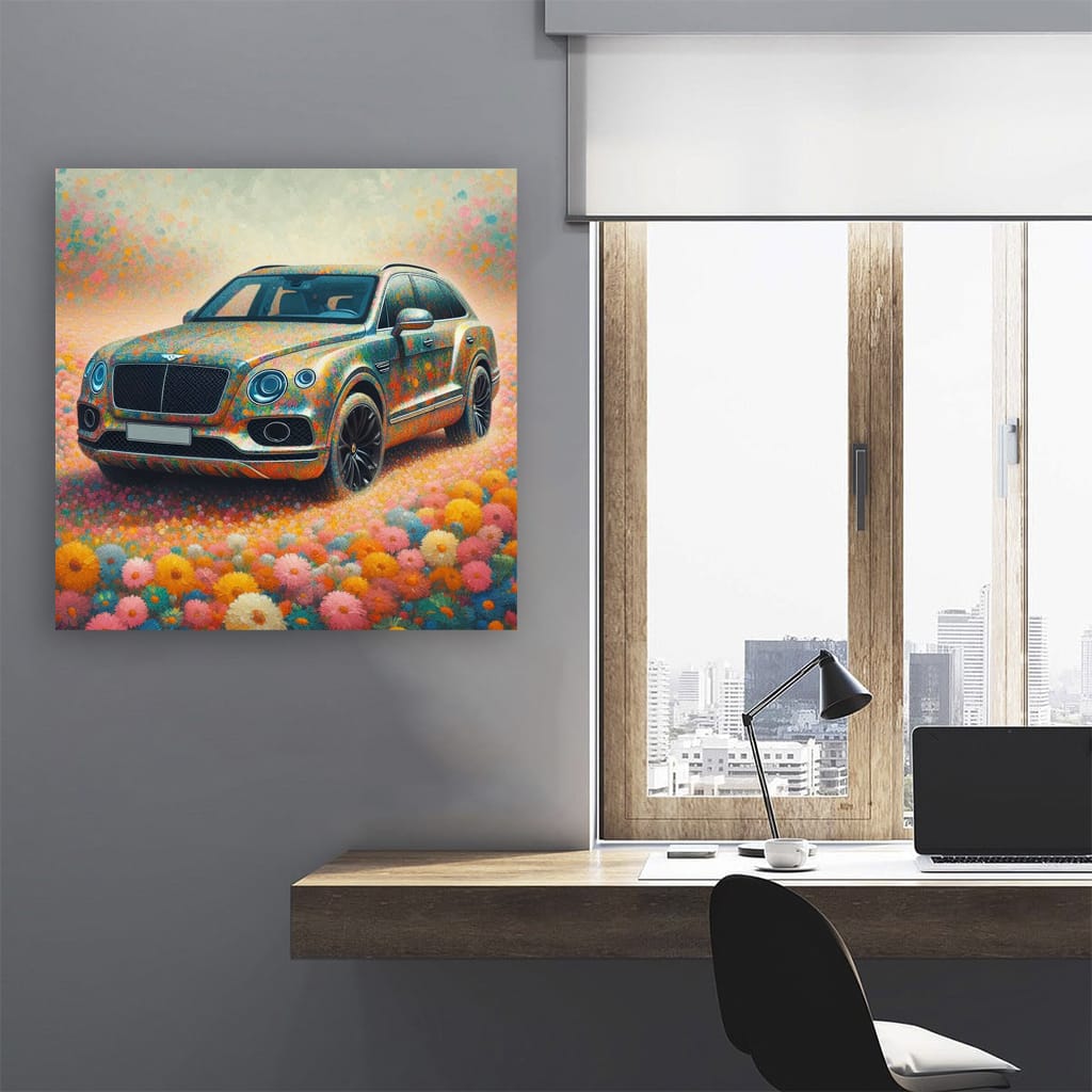 Bentley Bentayga Impressionism Wall Art