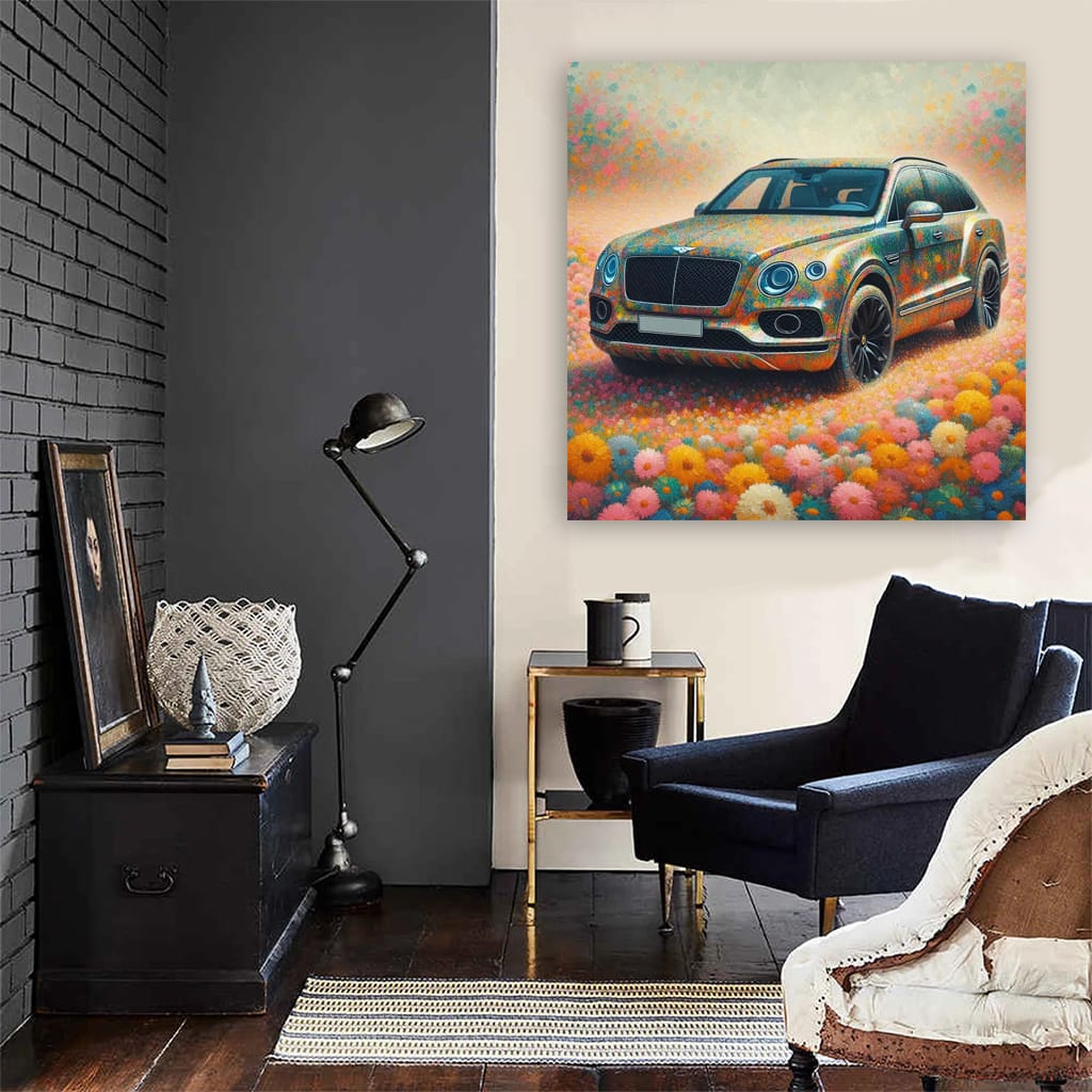 Bentley Bentayga Impressionism Wall Art