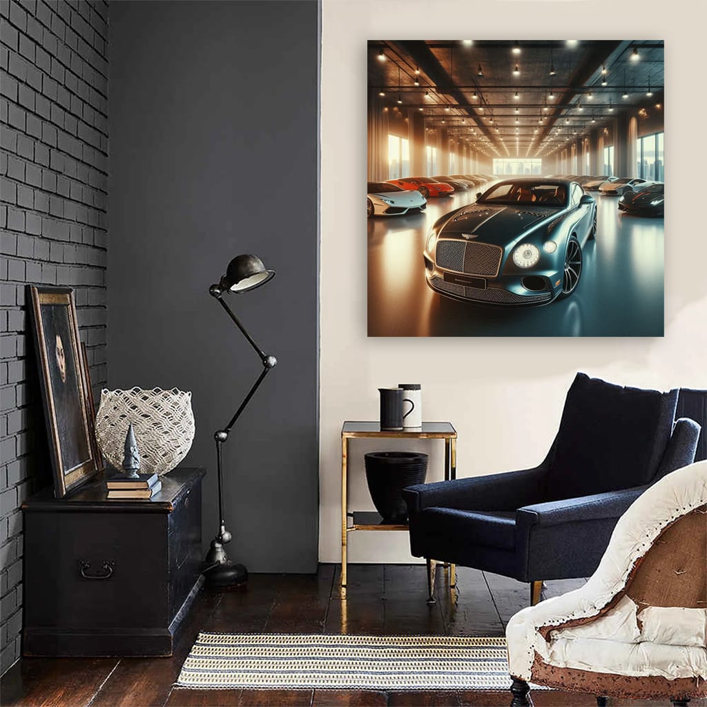 Bentley Continental Gt Gara Wall Art