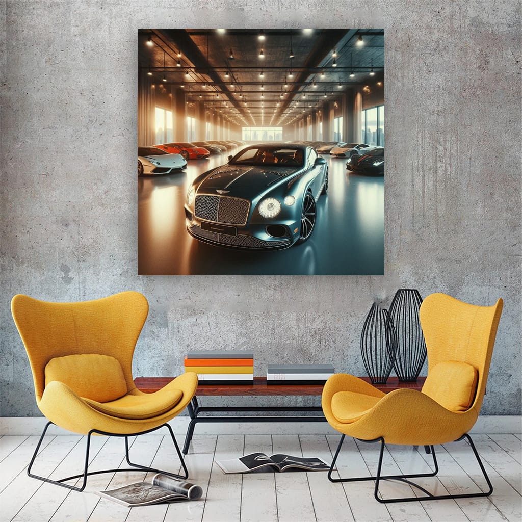 Bentley Continental Gt Gara Wall Art