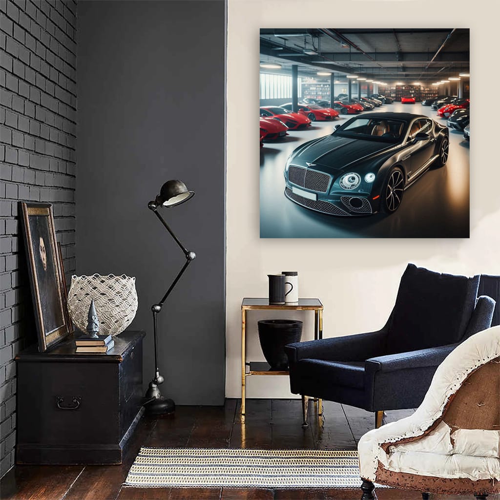 Bentley Continental Gt Garage Wall Art