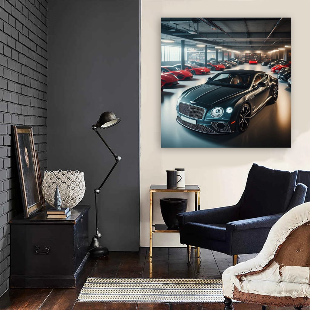 Bentley Continental GT in Garage - Luxury and Power