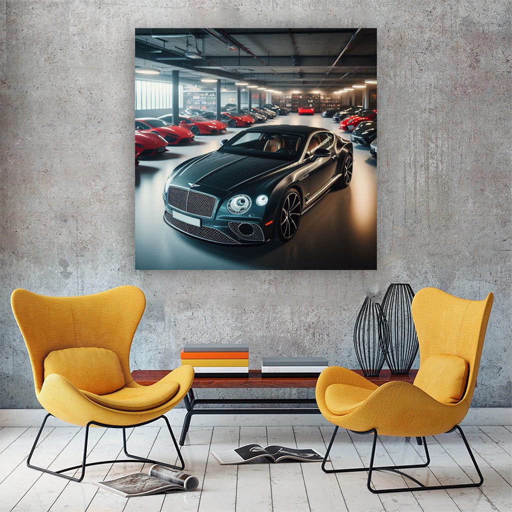 Bentley Continental Gt Garage Wall Art