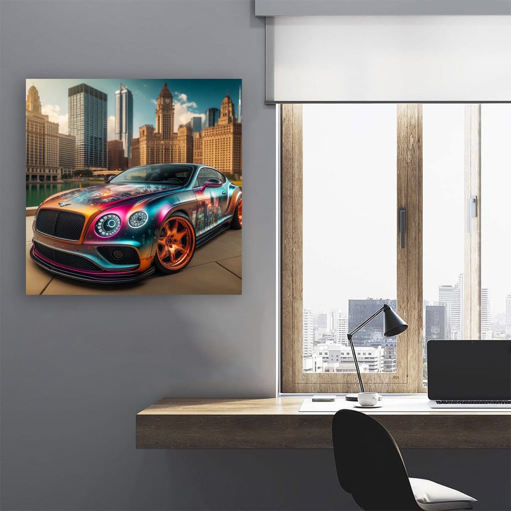 Bentley Continental Gt Pai Wall Art