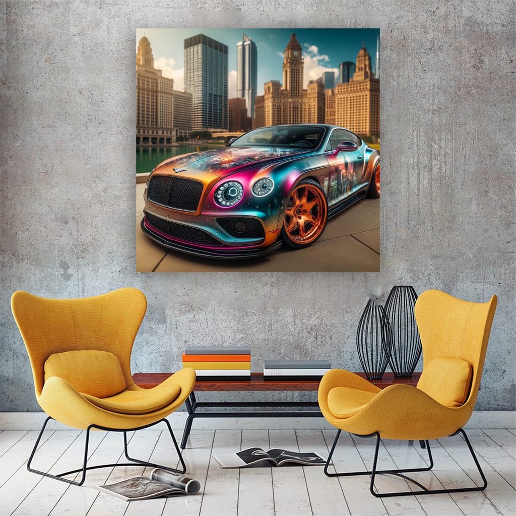 Bentley Continental Gt Pai Wall Art