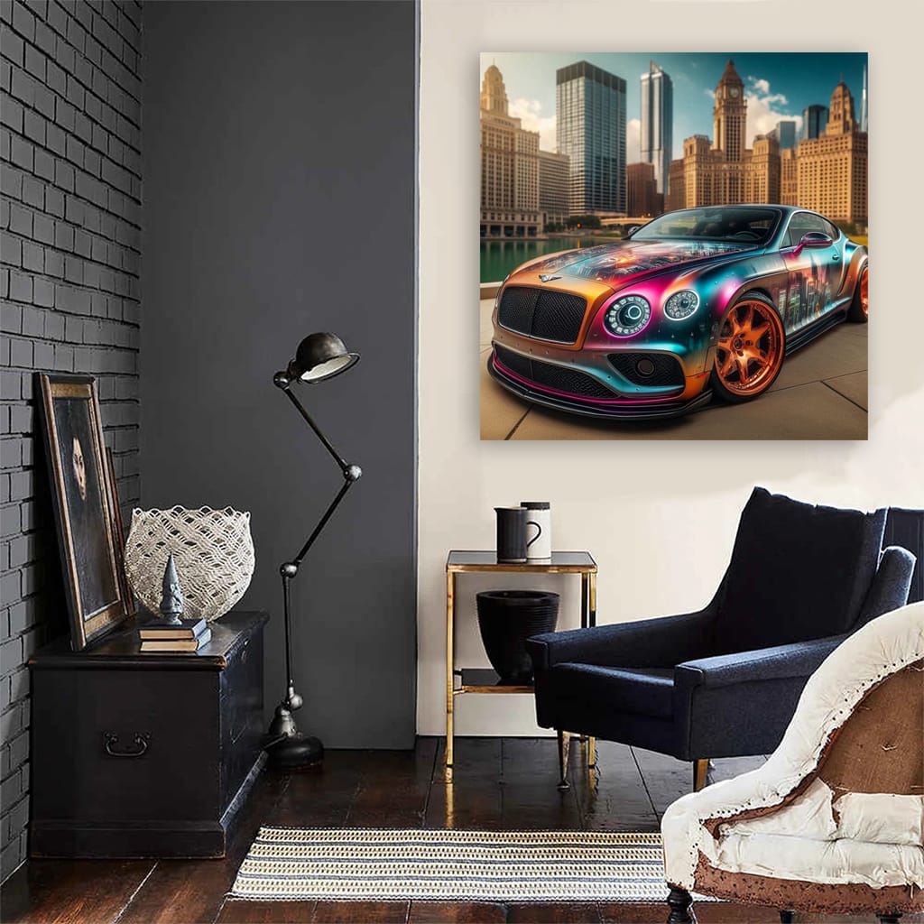 Bentley Continental Gt Pai Wall Art