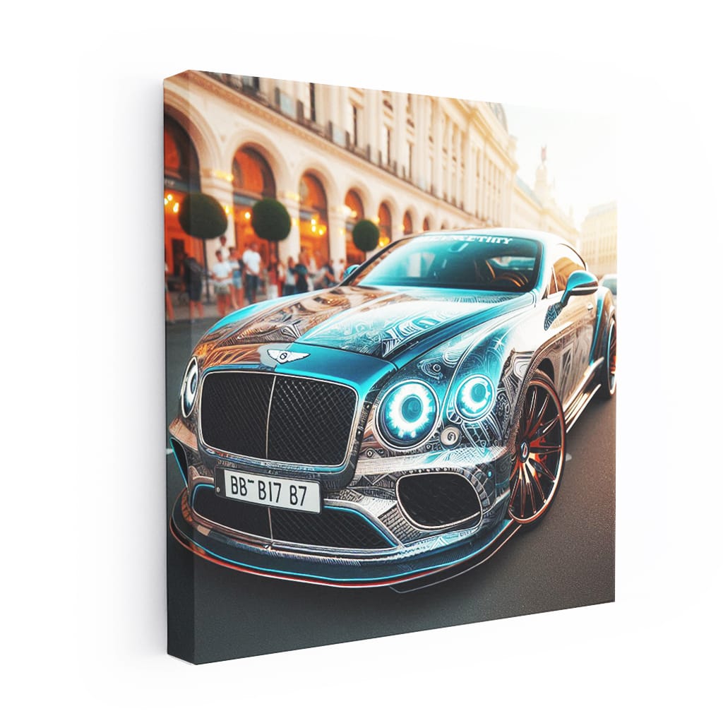 Bentley Continental Gt Paint Wall Art