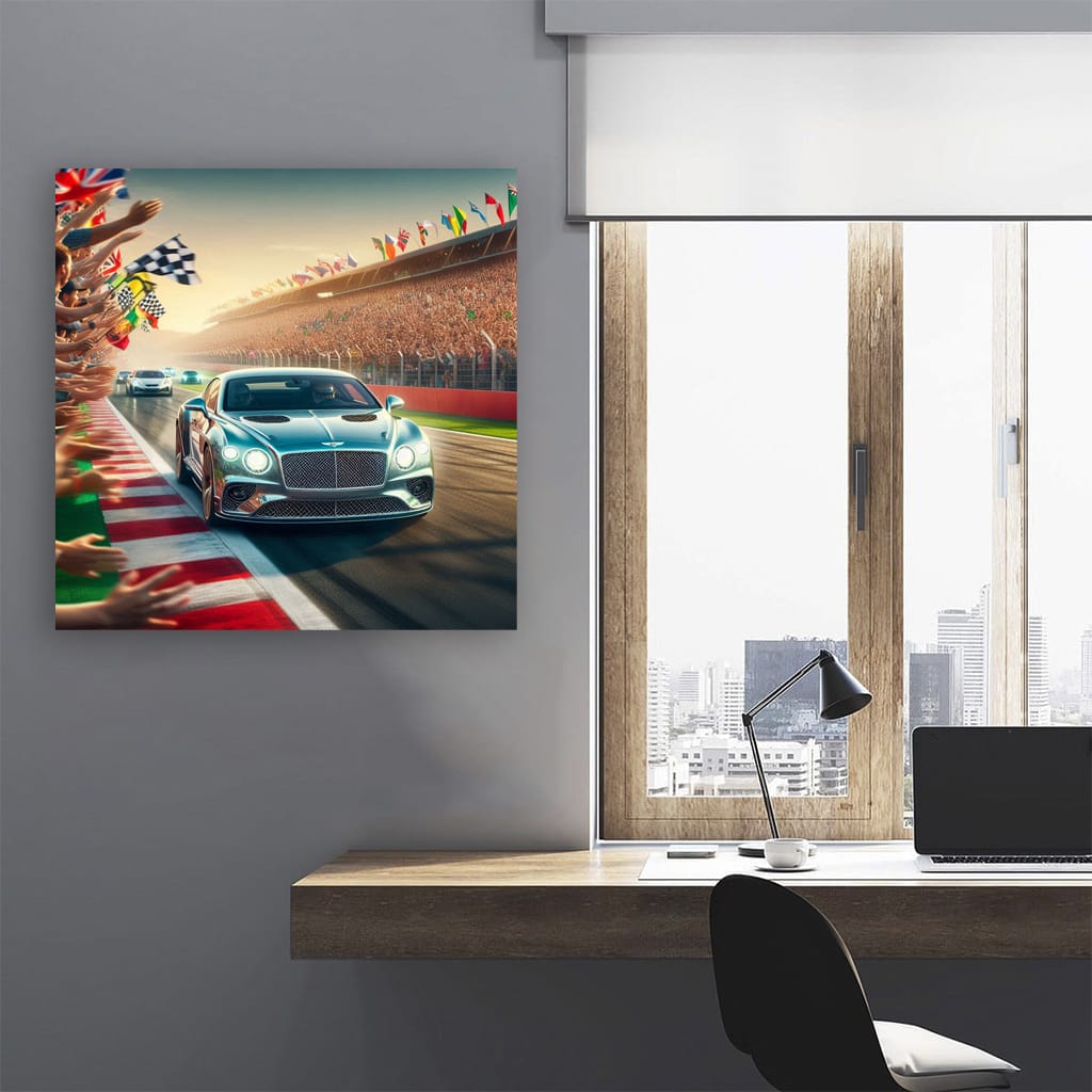 Bentley Continental Gt Race Ring Wall Art