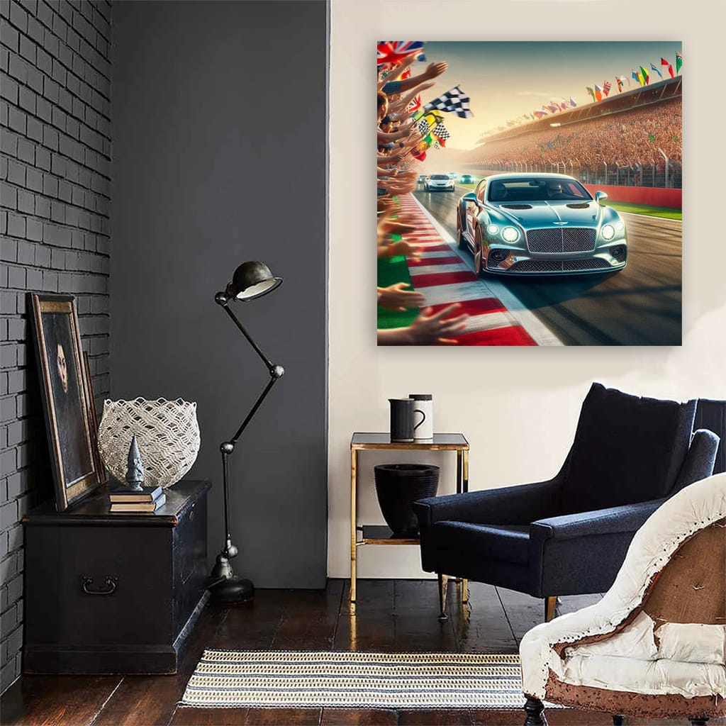 Bentley Continental Gt Race Ring Wall Art