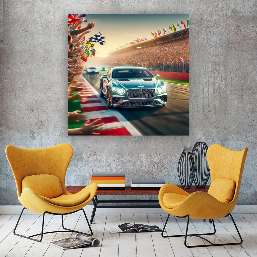 Bentley Continental Gt Race Ring Wall Art