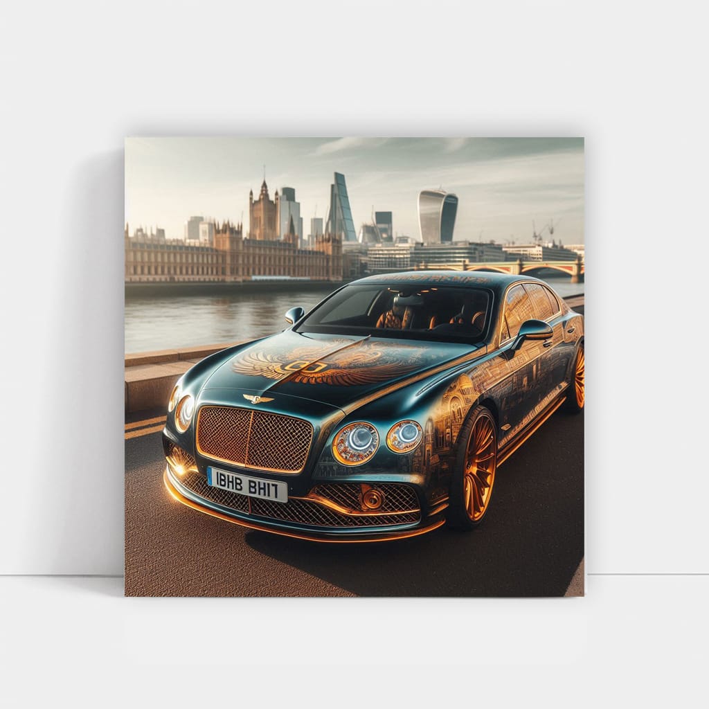 Bentley Flying Spur Paint Wall Art