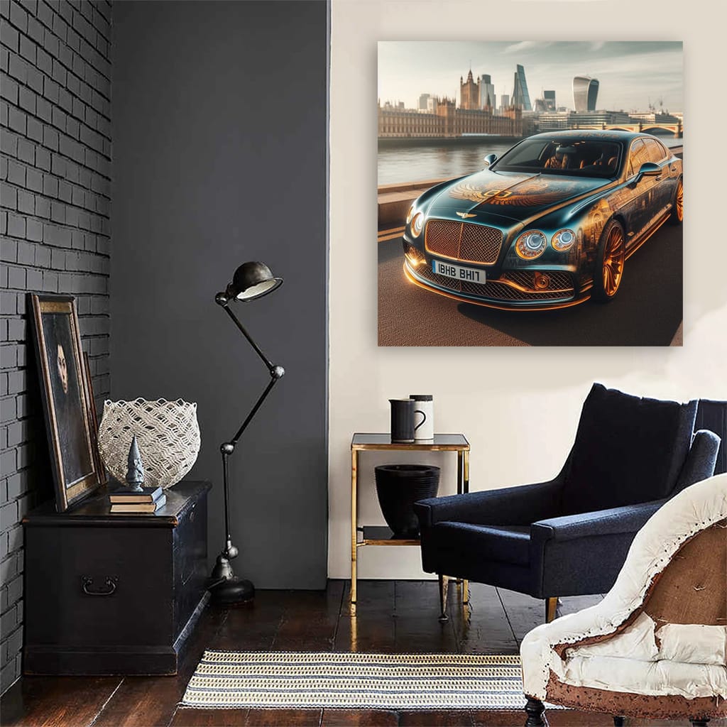 Bentley Flying Spur Paint Wall Art