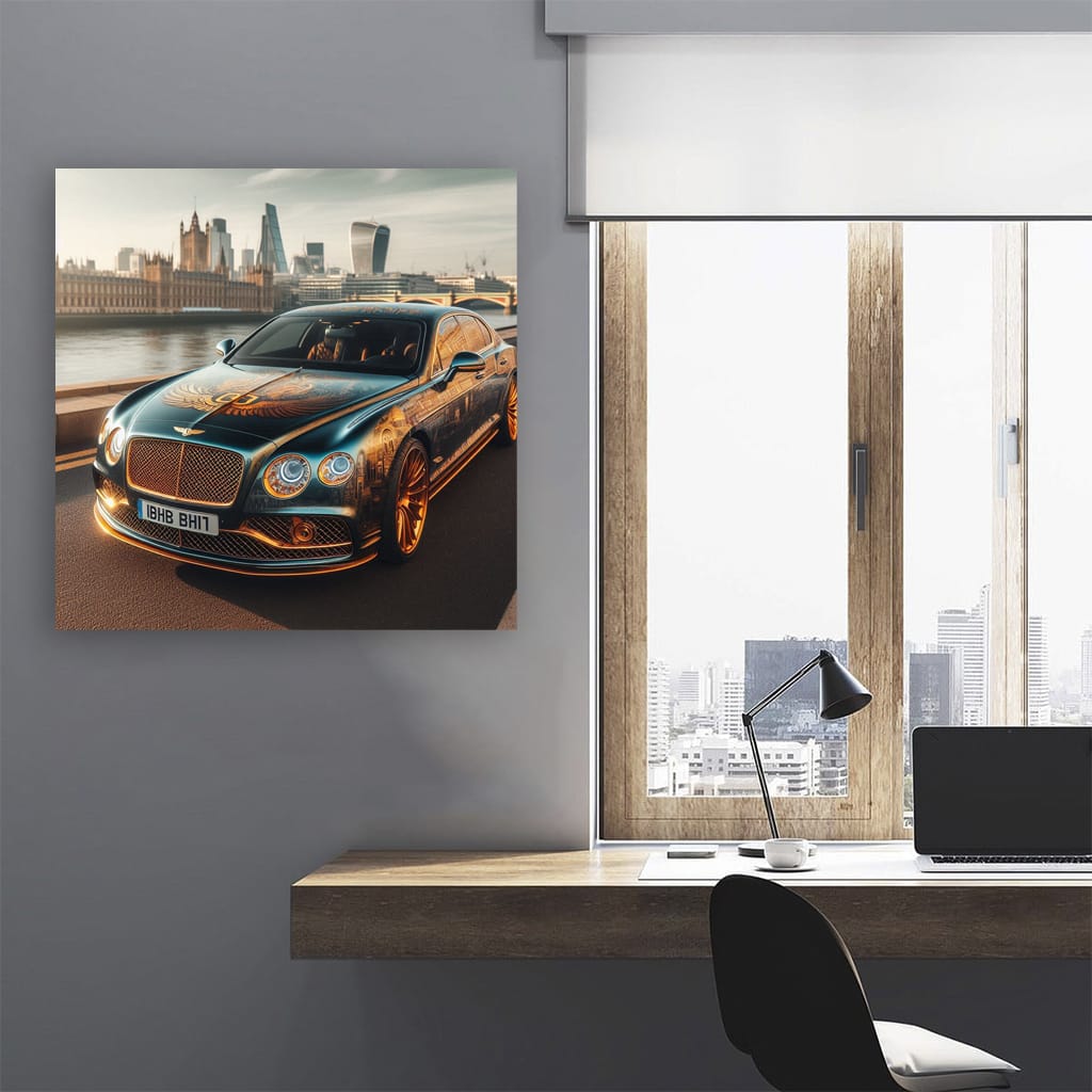 Bentley Flying Spur Paint Wall Art