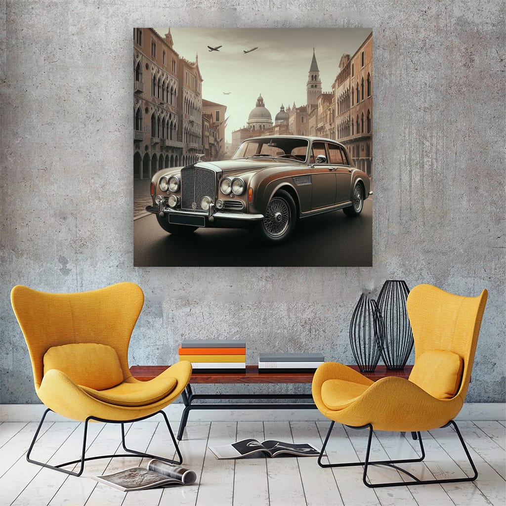 Vintage Style Bentley Flying Spur - Timeless Elegance