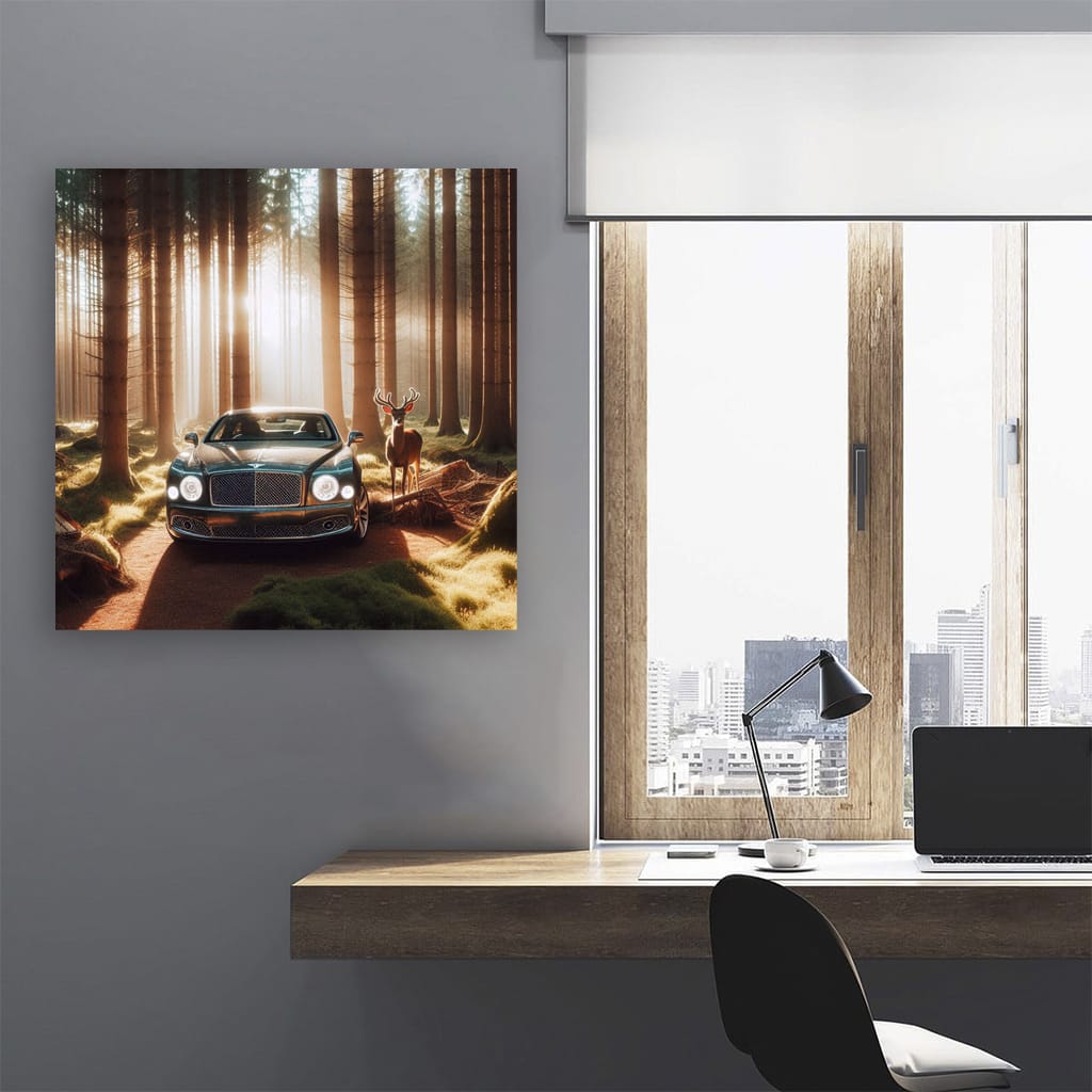 Bentley Mulsanne Forest Wall Art