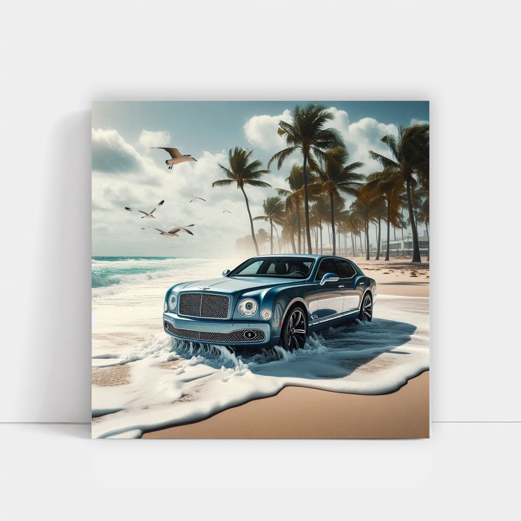 Bentley Mulsanne On Bea Wall Art