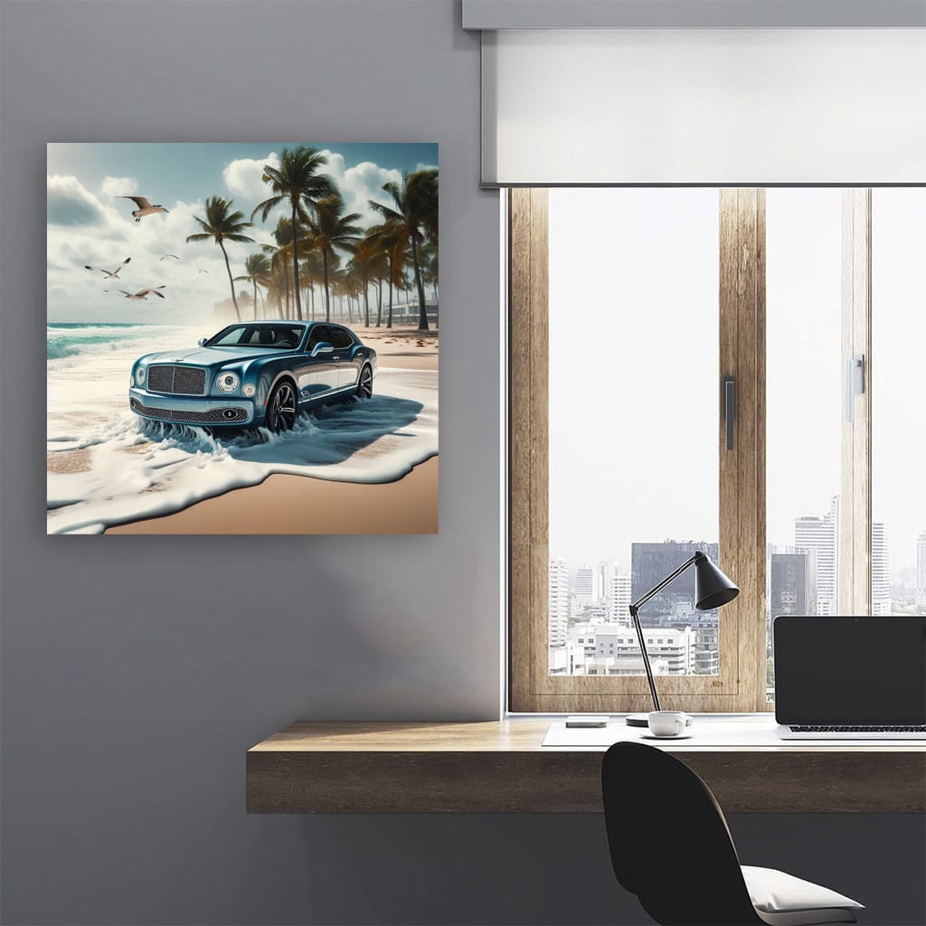 Bentley Mulsanne On Bea Wall Art