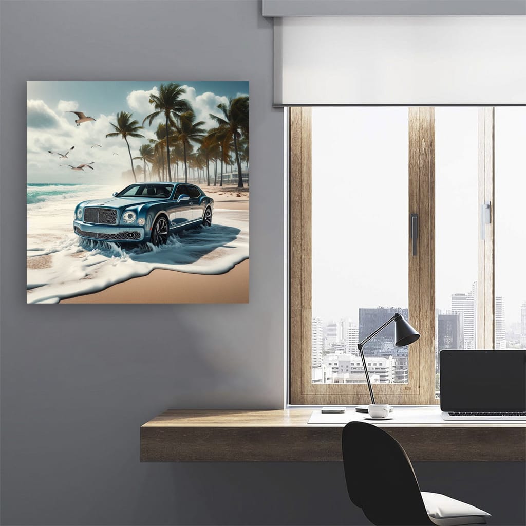 Bentley Mulsanne on Beach - Luxury Meets Elegance