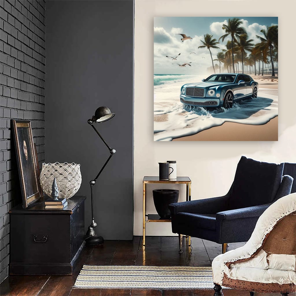 Bentley Mulsanne On Bea Wall Art