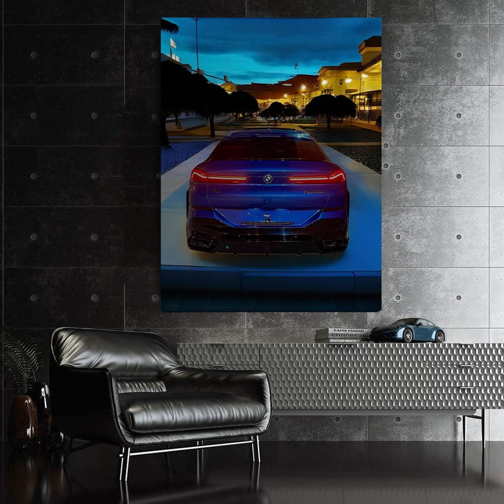 BMW X6 M50d Blue - Bold Elegance in Motion - EnjoyStore