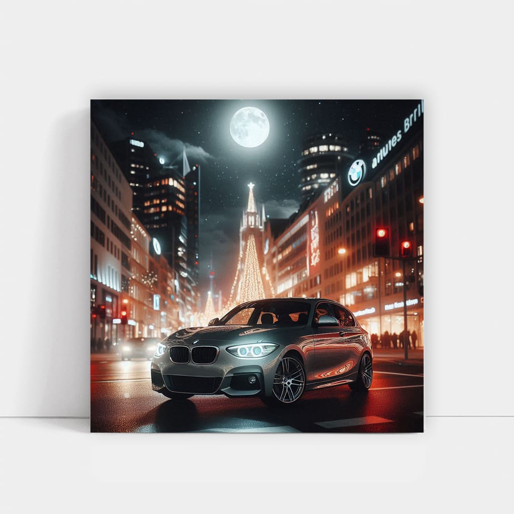 BMW 1 Series E82 at Night - Sleek Design, Dynamic Drive