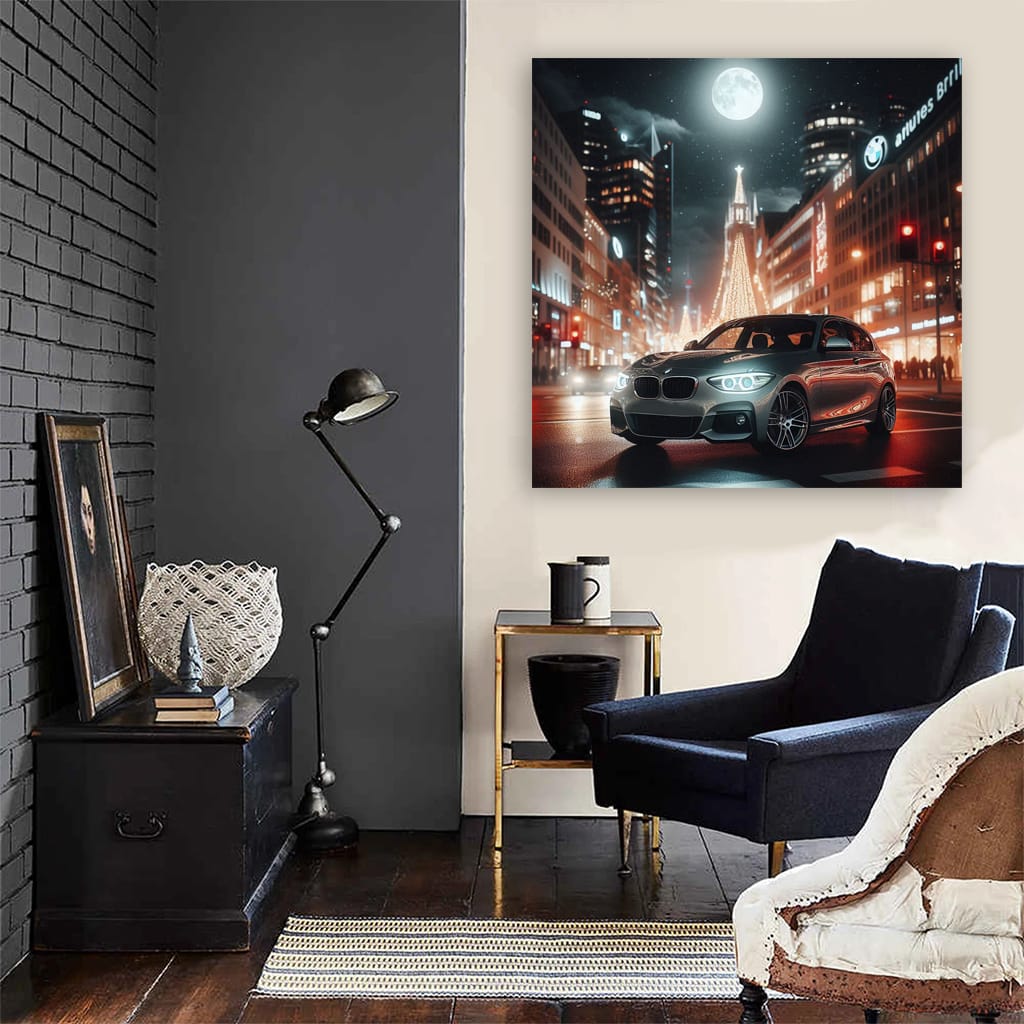 Bmw Series E82 Nig Wall Art