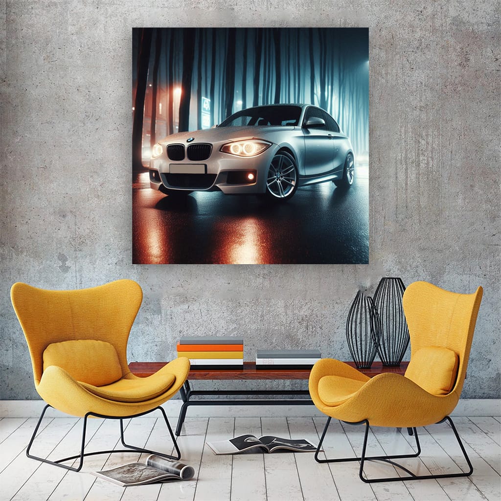 Bmw Series E82 Night Wall Art