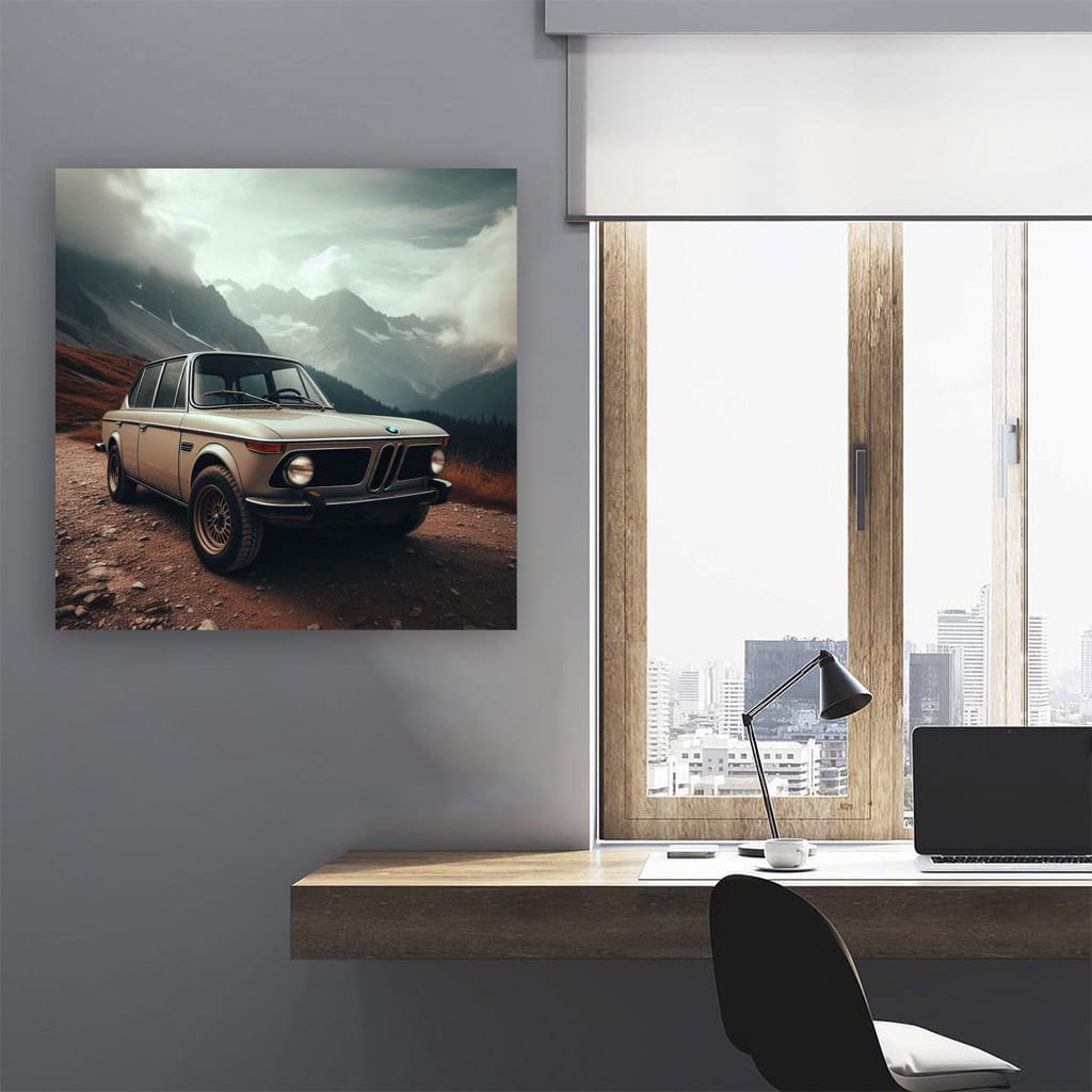 Bmw 2002 Turbo Mounta Wall Art