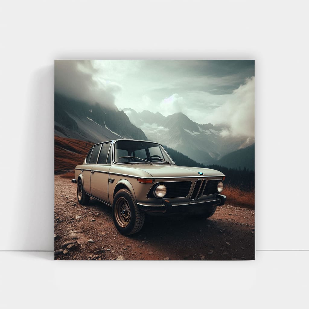 Bmw 2002 Turbo Mounta Wall Art