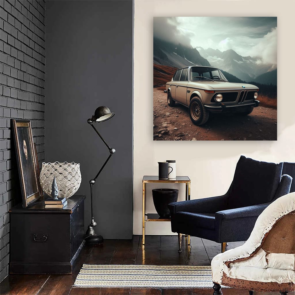 Bmw 2002 Turbo Mounta Wall Art