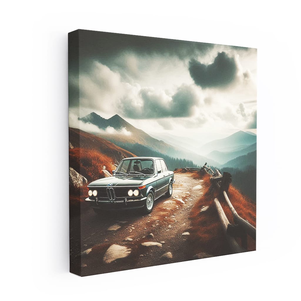 Bmw 2002 Turbo Mountain Wall Art