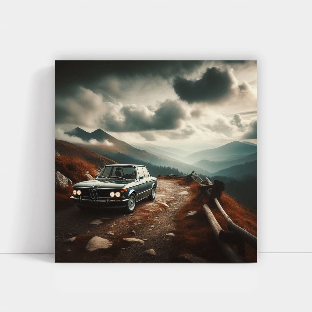 Bmw 2002 Turbo Mountain Wall Art