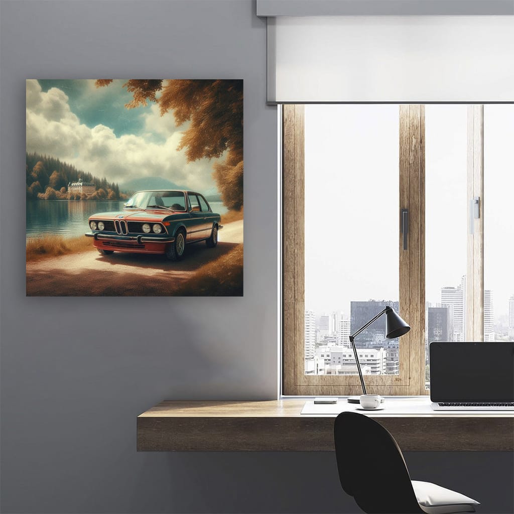 Bmw Old E21 La Wall Art