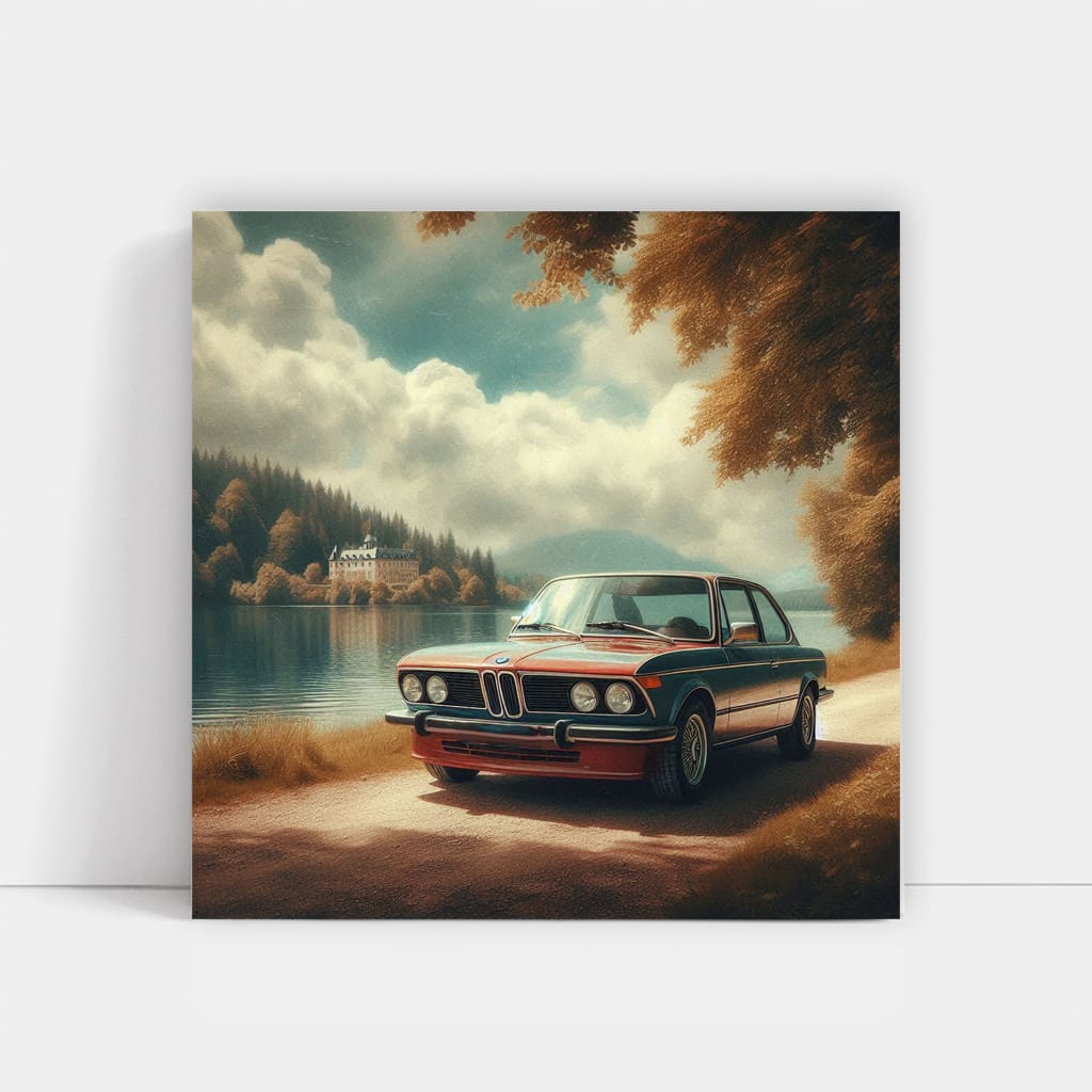 Bmw Old E21 La Wall Art