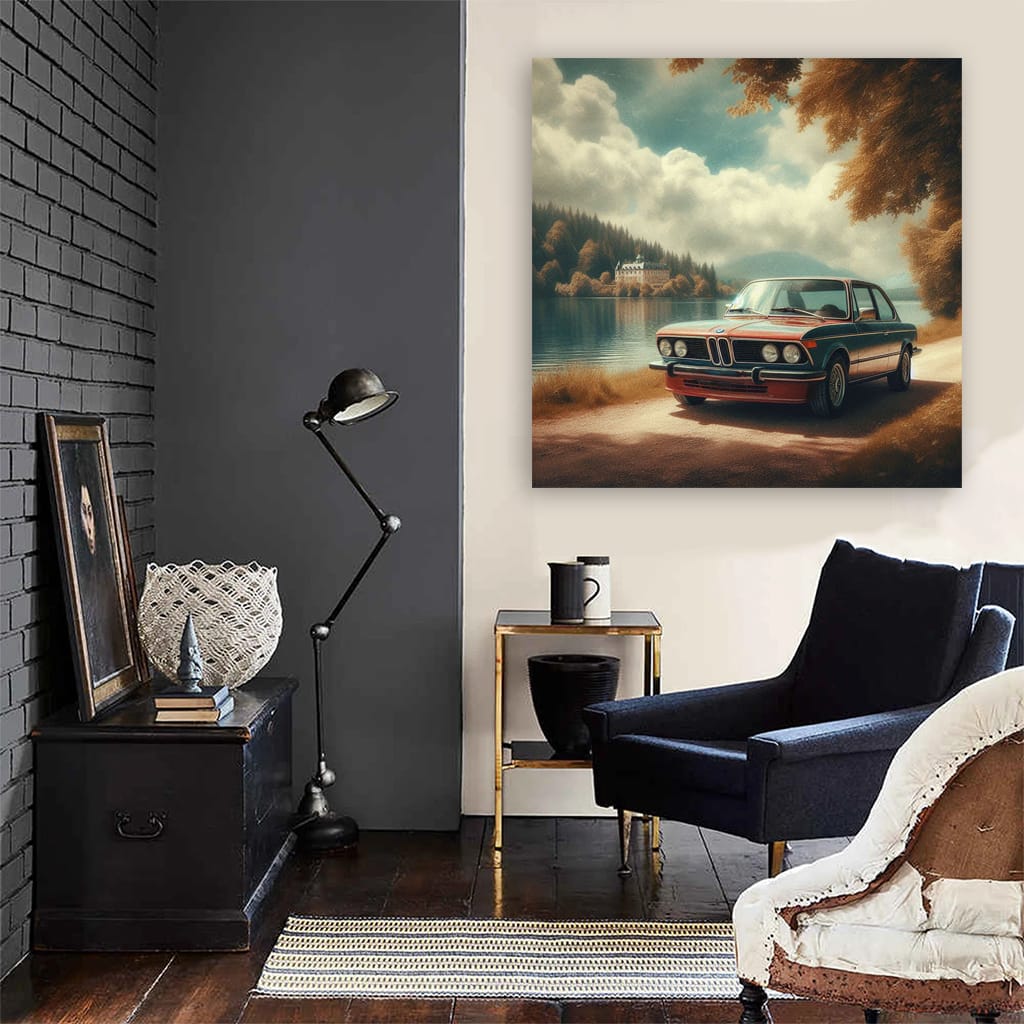 Bmw Old E21 La Wall Art