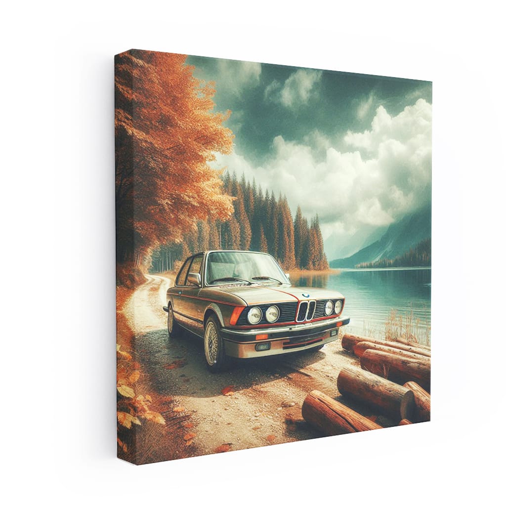 Bmw Old E21 Lake Wall Art