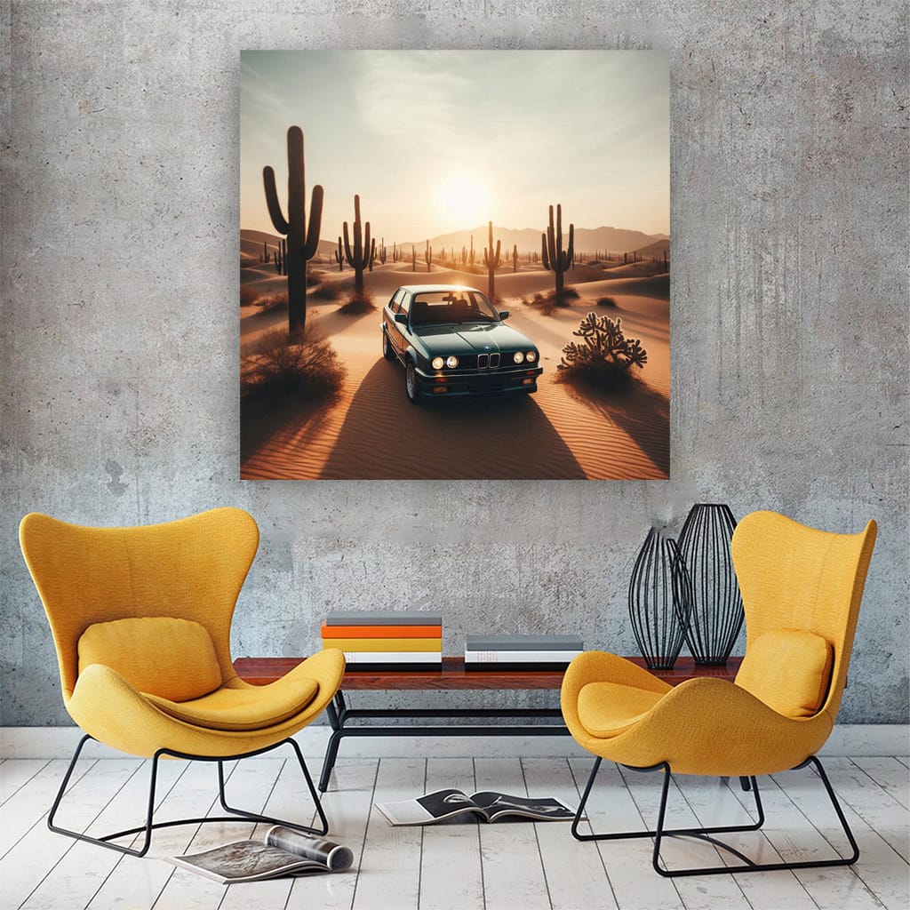 BMW E30 3 Series in Desert - Timeless Driving Legend