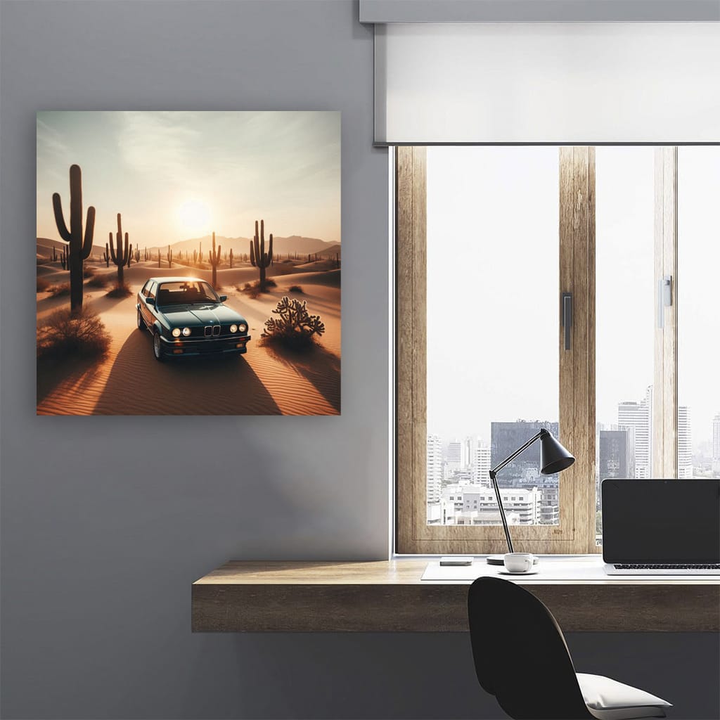 BMW E30 3 Series in Desert - Timeless Driving Legend