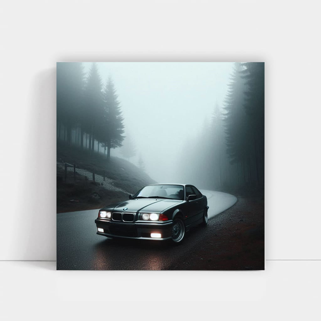 Bmw Series E36 Fog Wall Art